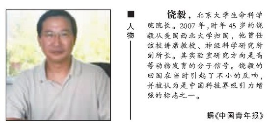 中科院新增院士初选淘汰过半 饶毅落选引争议