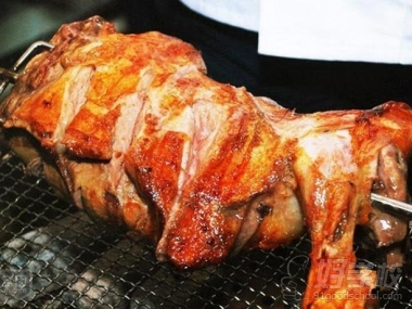 原味小吃学校学员作品烤羊腿