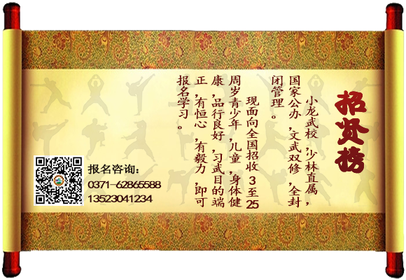少林寺释小龙武术学校招生