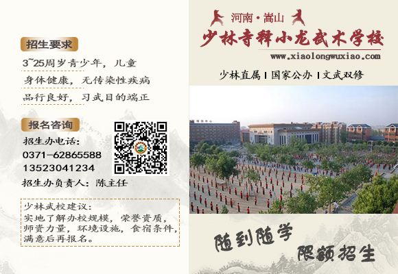 少林寺释小龙武术学校