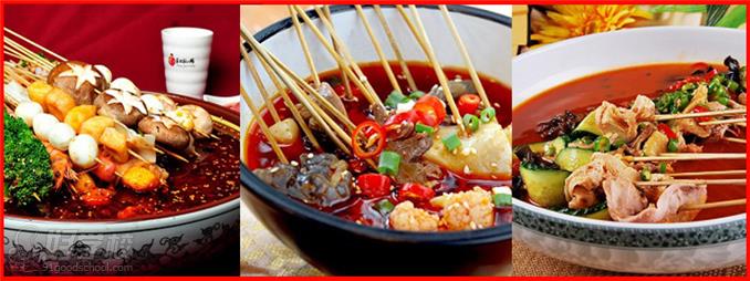 冷锅串串美食成品