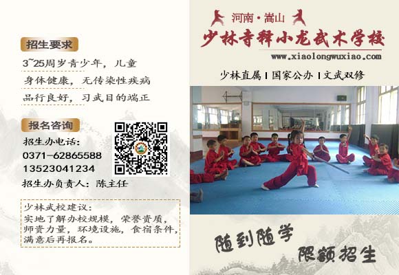 少林寺释小龙武校