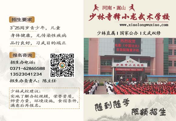 少林寺释小龙武术学院