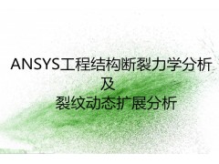 ANSYS 工程结构断裂力学分析及裂纹