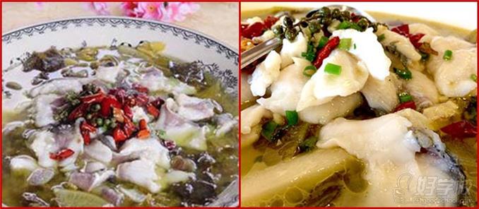 酸菜鱼、水煮鱼美食成品