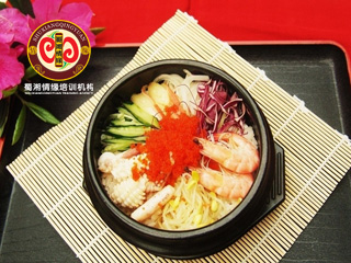 【杭州蜀湘情缘小吃培训学校】石锅拌饭培训