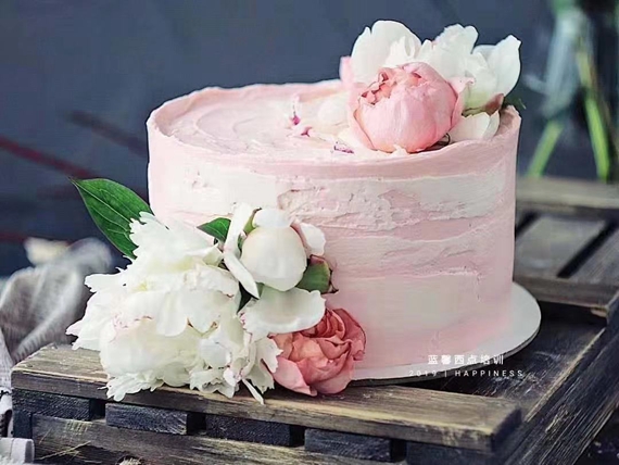 南京包心玫瑰裱花蛋糕培训