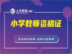 姜堰小学教师资格证课程