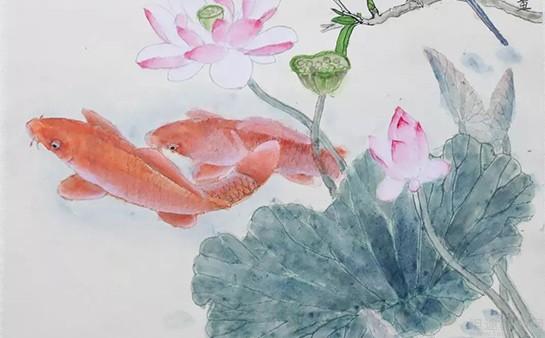 秦汉胡同学员国画作品