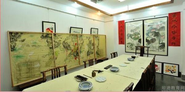 南京秦汉胡同国画