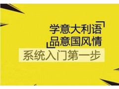天津A2意大利语考试冲刺课程