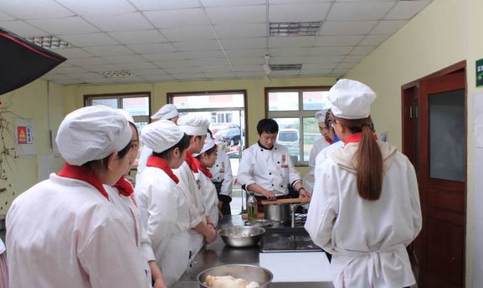 烹饪课程教学现场 烹饪课程教学现场