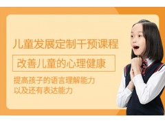 深圳儿童发展行为定制干预课程