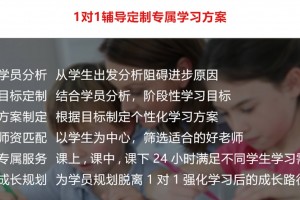 学大一对一课程辅导 为正在期末短期的你