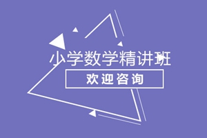 上海小学数学精讲班