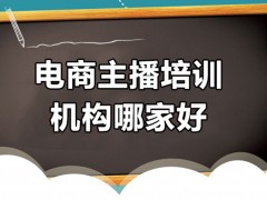 北京电商主播培训机构哪家好？