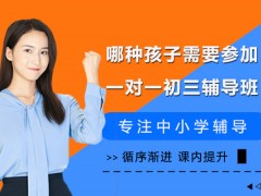 洛阳哪种孩子需要参加一对一初三辅导班？
